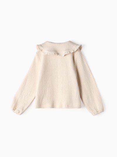 Рубашка для девочки KAFTAN, цвет молочный, размер 28 (86-92 см)