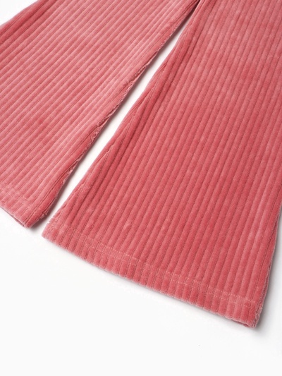Брюки детские вельветовые KAFTAN, размер 34 (122-128 см), розовые