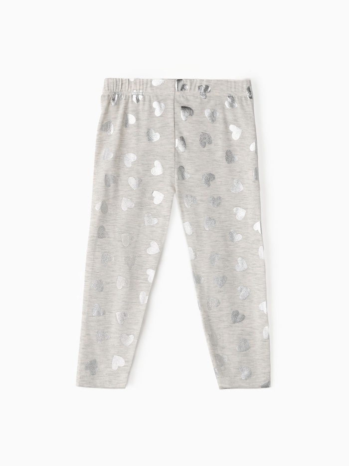 Лосины Крошка Я «Сердце», рост 74-80 см, серые - Фото 1