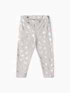 Лосины Крошка Я «Сердце», рост 92-98 см, серые - фото 34612288