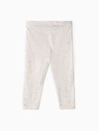 Лосины Крошка Я «Сердечки», рост 92-98 см, бежевые - фото 34612360