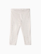 Легинсы для девочки KAFTAN «Сердечки», бежевые, размер 32 (110-116 см)  (артикул 10658475)  большой выбор товаров оптом и в розницу по низким ценам с доставкой