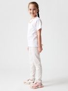 Легинсы для девочки KAFTAN «Сердечки», бежевые, размер 34 (122-128 см) - Фото 4