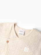 Комбинезон из жатой ткани Крошка Я, рост 68-74 см, молочный - фото 809664476