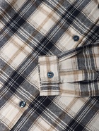 Рубашка детская фланелевая с капюшоном KAFTAN, размер 30 (98-104 см), серо-бежевая - фото 67927456