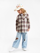 Рубашка детская фланелевая KAFTAN, размер 34 (122-128 см), коричневая - Фото 5