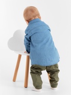 Рубашка джинсовая Крошка Я, рост 92-98 см, голубая - фото 116541940