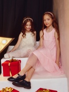 Платье нарядное для девочки MINAKU: PartyDress, молочное, рост 110 см - Фото 3