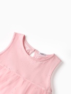 Платье нарядное однотонное для девочки MINAKU: PartyDress, розовое, рост 122-128 см 10679014