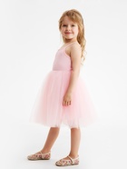 Платье для девочки MINAKU: PartyDress, розовое, рост 128 см - Фото 2