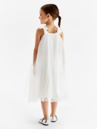 Платье для девочки MINAKU: PartyDress, белое, рост 128 см 10679038 - фото 14331686