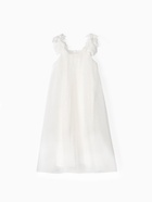 Платье для девочки MINAKU: PartyDress, белое, рост 128 см 10679038 - фото 14514341