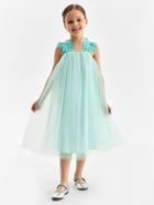Платье для девочки MINAKU: PartyDress, мятное, рост 140 см - Фото 4