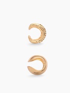 Серьги каффы, набор 2 шт. объёмные, цвет золото - Фото 7