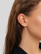 Серьги каффы, набор 2 шт. объёмные, цвет золото - Фото 4