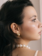 Серьги каффы, набор 2 шт. объёмные, цвет золото 10826318 - фото 15879469