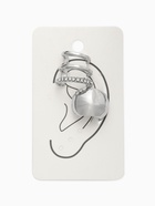 Серьги каффы, набор 2 шт. объёмные, цвет серебро - Фото 7