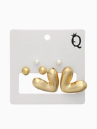Серьги QF «Сердечки», набор 3 пары, цвет золото - Фото 13