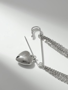 Булавка «Сердце» с цепочками, цвет серебро - Фото 10