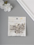 Декор-подвеска для творчества металл «Карусель с лошадкой», серебро, набор 10 шт., 3.3×1.5×0.4 см - Фото 4