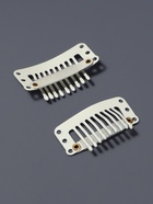 Зажимы для наращивания волос, набор - 4 шт, 3,2 (±1) см, бежевые - фото 808647824