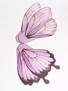 Бумага фигурная для букетов «Крылья бабочки», сиреневая, 50×56 см, набор 10 шт. - Фото 3