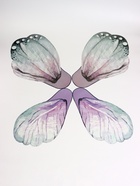 Бумага фигурная для букетов «Крылья бабочки», сиренево - мятный, 52×56 см, набор 10 шт. - Фото 2