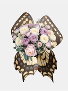 Бумага фигурная для букетов «Крылья бабочки», желто - чёрный, 50×56 см, набор 10 шт. - Фото 1