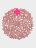 Салфетка сервировочная на стол Доляна «Эльзас», d=38 см, пыльная роза (комплект 2 шт) - фото 37390607