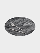 Набор салфеток сервировочных на стол Доляна «Матера», 4 шт, 38×38 см, чёрный - фото 809281832