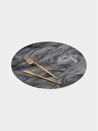 Набор салфеток сервировочных на стол Доляна «Матера», 4 шт, 38×38 см, чёрный - фото 809281833