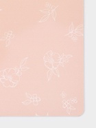 Коврик для сушки посуды Доляна Flowers, влаговпитывающий, 46×30.5 см, розовый - Фото 2