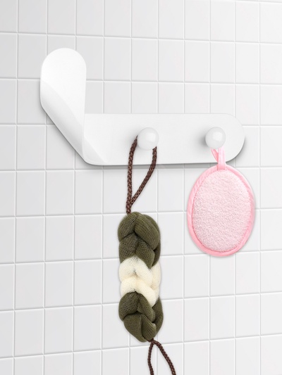 Крючок самоклеящийся Доляна Blisst, 18×3.5×9 см