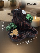 Подставка для благовоний TAKE IT EASY «Храм в горах», набор благовоний конусы, стелющийся дым, 18.5×18 см - Фото 4