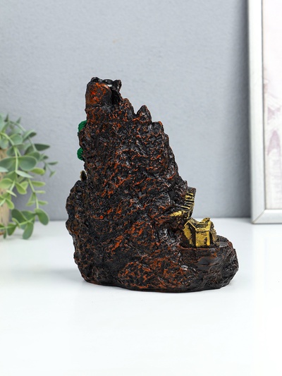 Подставка для благовоний TAKE IT EASY «Храм в горах», стелющийся дым, 18.5×18 см