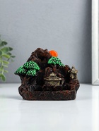 Подставка для благовоний TAKE IT EASY «Храм в горах», набор благовоний конусы, стелющийся дым, 9.5×12.5 см - Фото 6