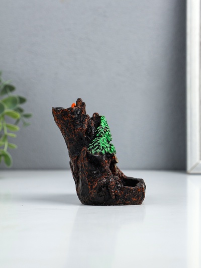 Подставка для благовоний TAKE IT EASY «Храм в горах», стелющийся дым, 9.5×12.5 см