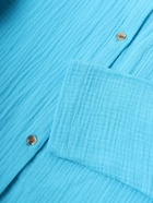 Рубашка из муслина для девочек KAFTAN, рост 152 см, голубая 9939418 - фото 14331928