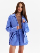 Рубашка из муслина для девочек KAFTAN, рост 134 см, фиолетовая - Фото 4