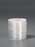 Нить для плетения, эластичная, 100±1 м, d=0.8 мм, прозрачная - Фото 2