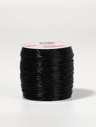 Нить для плетения, эластичная, 100±1 м, d=0.8 мм, чёрная - Фото 2