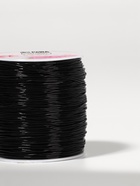 Нить для плетения, эластичная, 100±1 м, d=0.8 мм, чёрная - Фото 3