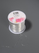 Нить для плетения, эластичная, 100±1 м, d=0.4 мм, прозрачная - Фото 4