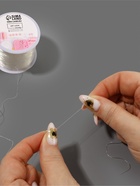 Нить для плетения, эластичная, 100±1 м, d=0.4 мм, прозрачная - Фото 6