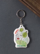 Брелок для ключей на кольце «Нежна, как кактус», мягкий ПВХ, 4.5×6.5 см - Фото 2