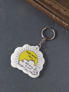 Брелок для ключей на кольце «Бесит фраза: Ясно… Облачно, б..ять!!!», мягкий ПВХ, 6×5.8 см - Фото 3