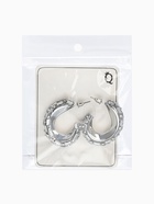 Серьги со стразами QF «Блеск» прямоугольники, 3.5×3×1 см, белый в серебре 10826485