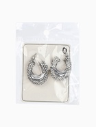 Серьги со стразами QF «Блеск» кольца, белые в серебре  (артикул 10826486)  большой выбор товаров оптом и в розницу по низким ценам с доставкой