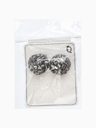 Серьги со стразами QF «Блеск» объёмные, серые в серебре  (артикул 10826493)  большой выбор товаров оптом и в розницу по низким ценам с доставкой