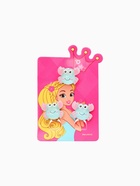 Набор детский «Выбражулька» 2 предмета: клипсы, кольцо, краб, голубо-розовый - Фото 5